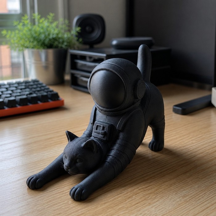 Космонавт чёрный