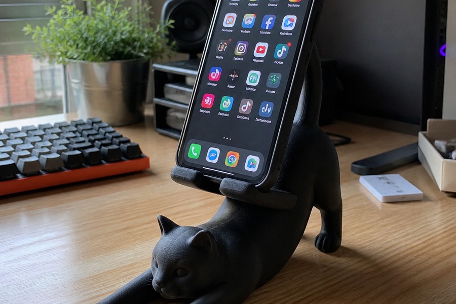 Кот-подставка в интерьере